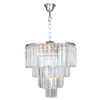 Żyrandol chrom AMEDEO 39 cm