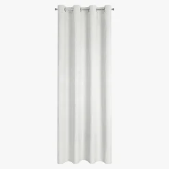 Zasłona do salonu welwetowa biała ELIZA 140x250 cm