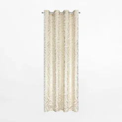 Zasłona na przelotkach kremowa MILENA 140x250 cm