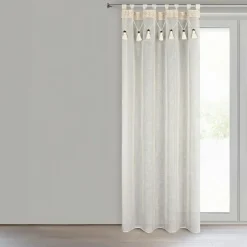 Zasłona na szelkach naturalna GRETA 135x250 cm