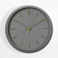 Zegar ścienny szary 30,5 cm