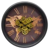 Zegar industrialny z podwójnym mechanizmem 49,5 cm