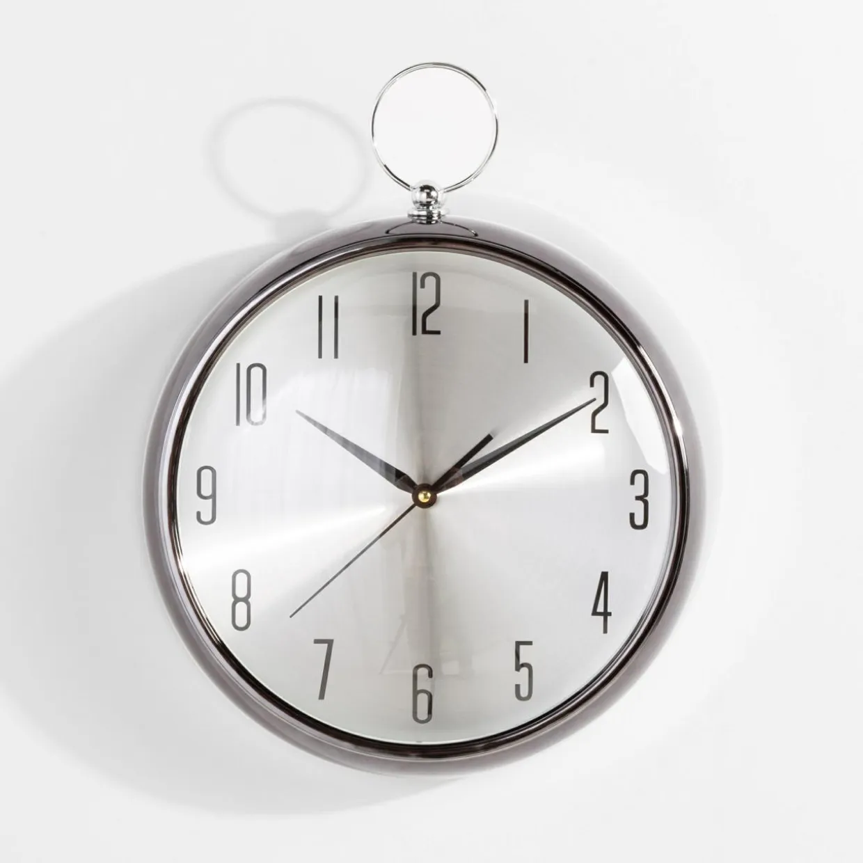 Zegar na ścianę antracytowy 35 cm