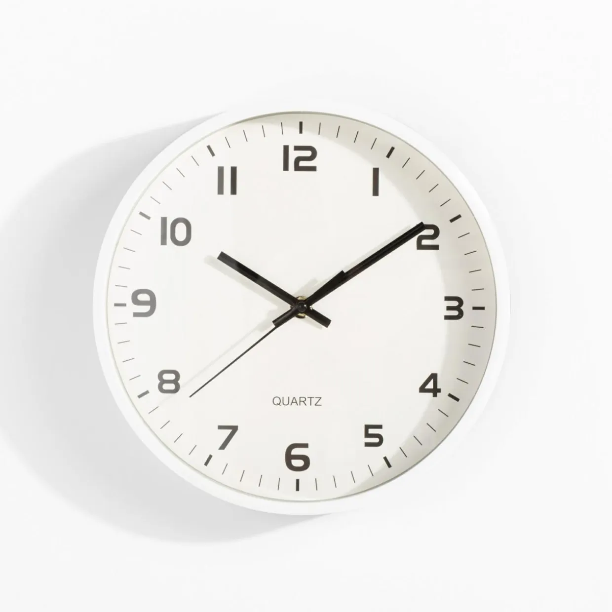 Zegar na ścianę biały 25,5 cm