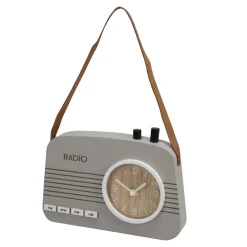 Zegar stojący dla dzieci RADIO szary