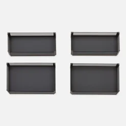 Zestaw 4 koszy do cargo narożnego, highclass grey