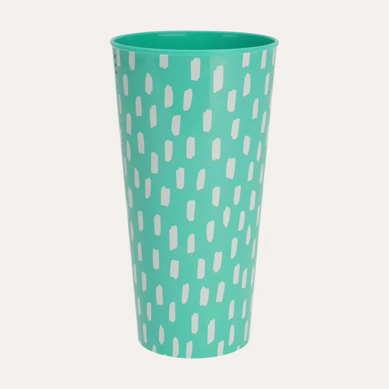 Zestaw 4 kubków plastikowych zielony 400 ml