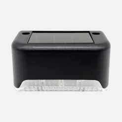 Zestaw 4 lampek solarnych LED czarnych IP44