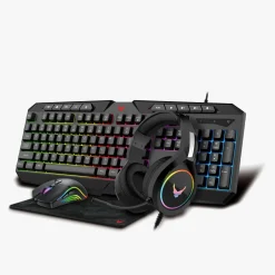 Zestaw gamingowy 4w1 - mysz + podkładka + klawiatura + słuchawki VG4IN1SET03