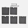 Zestaw koszy do cargo wysokiego, 60 cm, highclass grey